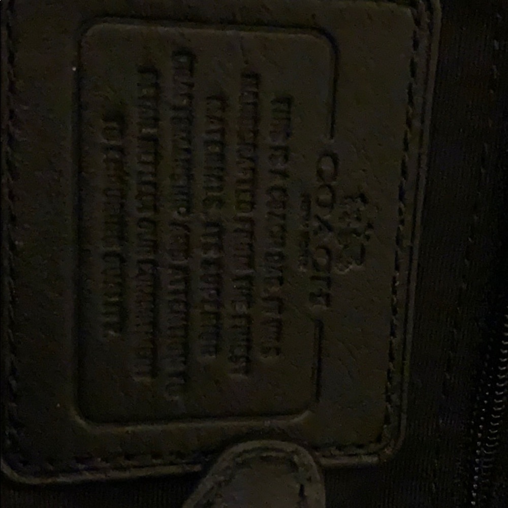 Coach Signature Handbag - Picture 8 of 8